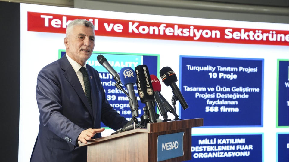 Bakan Bolat: Tekstil ve hazır giyim sektörü 75 milyar dolara ulaştı
