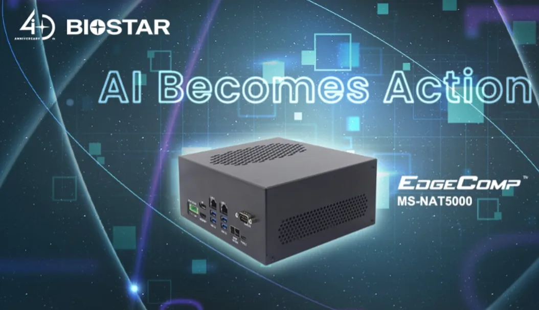 BIOSTAR, NVIDIA Jetson Thor T5000’li EdgeComp MS-NAT5000 sistemini tanıttı