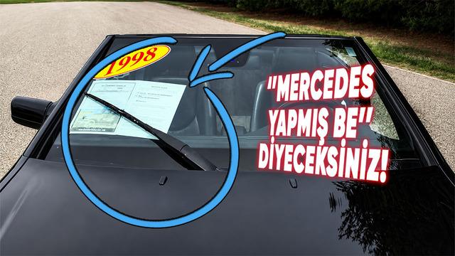 Boşuna 'Yıldız' Değil: Mercedes'lerdeki Mühendislik Harikası Silecek Detayı