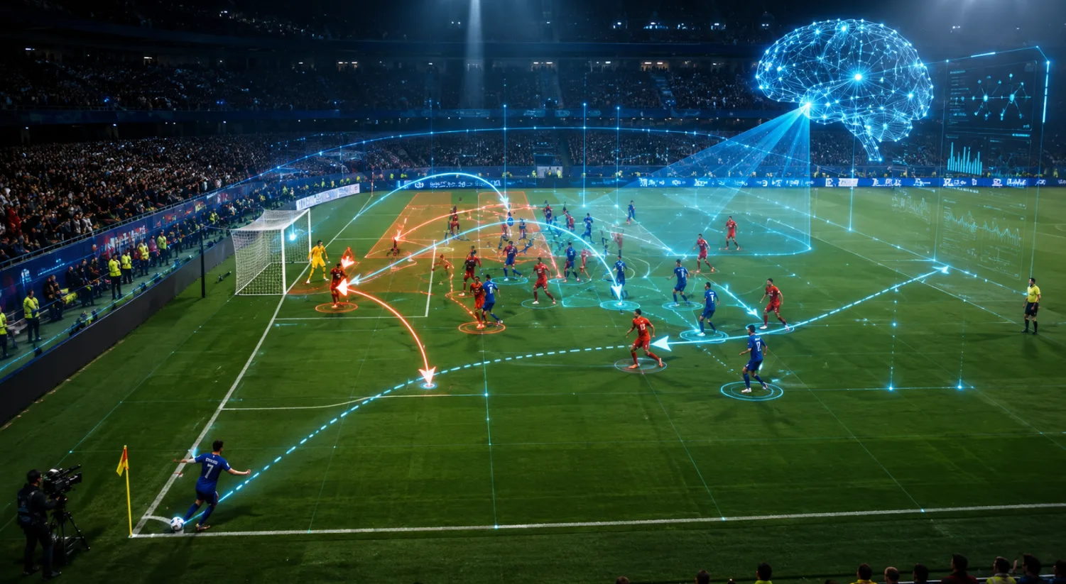 Futbolcuların hareketlerini önceden tahmin eden yapay zeka geliştirildi!