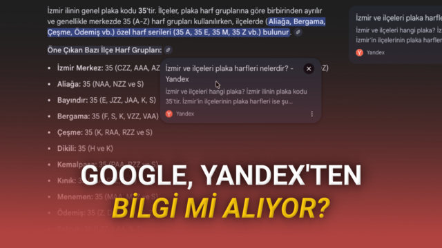 Google AI Bakış, Bazı Yanıtlarında Yandex YaCevap’ı Kaynak Gösterdi