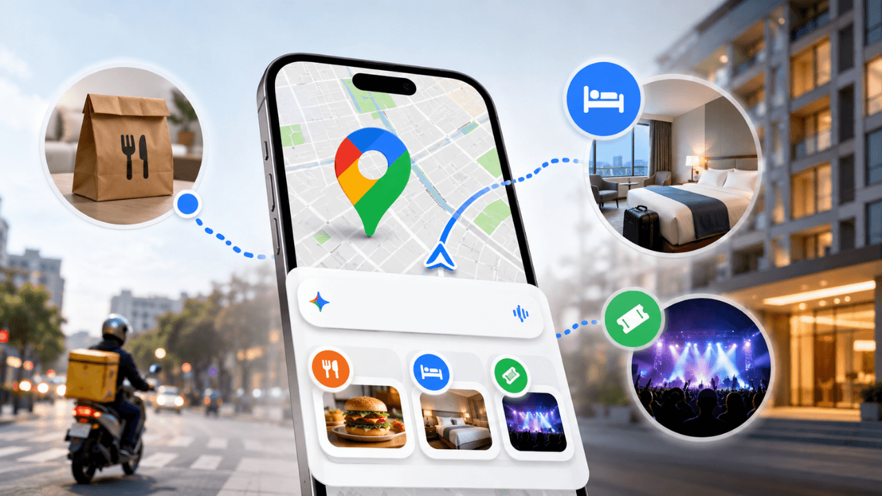 Google Haritalar, yapay zeka desteğiyle yemek siparişi verebilecek ve otel bulabilecek