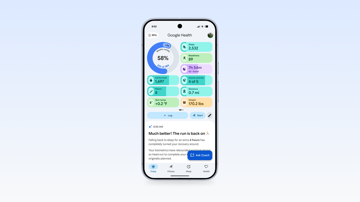 Google Health 5.07 yayınlandı: Egzersiz takibi ve Haritalar yenilendi