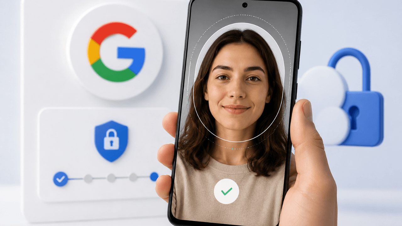 Google, hesap kurtarma sürecinde selfie video ile kimlik doğrulaması sunacak