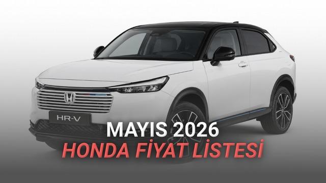 Honda Fiyat Listesi - Mayıs 2026