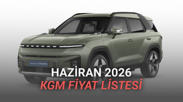KGM (SsangYong) Fiyat Listesi - Haziran 2026