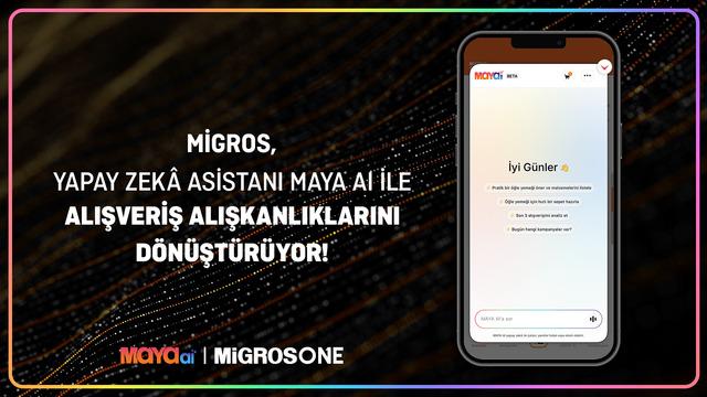 Migros'tan Alışveriş Alışkanlıklarını Dönüştüren Yapay Zekâ Asistanı MAYA AI