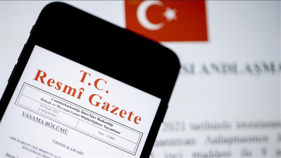 Resmi Gazete'de bugün (08.06.2026)