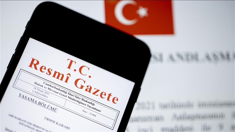 Resmi Gazete'de bugün (08.07.2026)