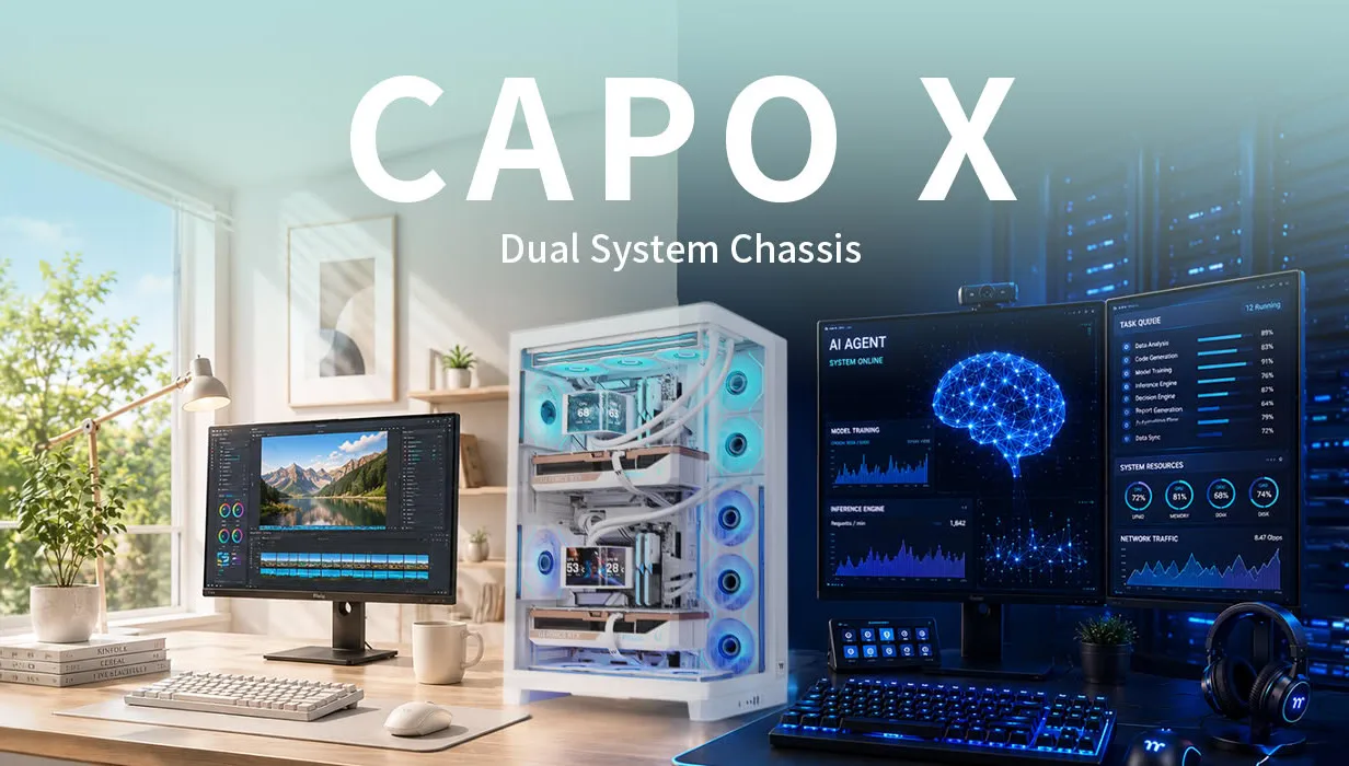Tek kasaya 2 PC sığdıran Thermaltake CAPO X çıktı