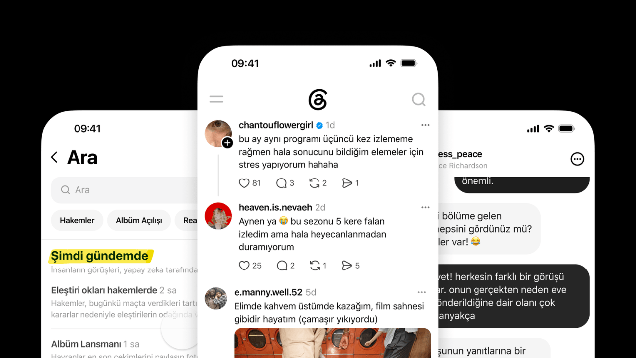 Threads, Türkiye'de yeniden kullanıma sunuldu