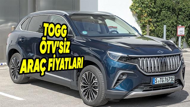 Togg ÖTV'siz Araç Fiyat Listesi - 2026 Güncel